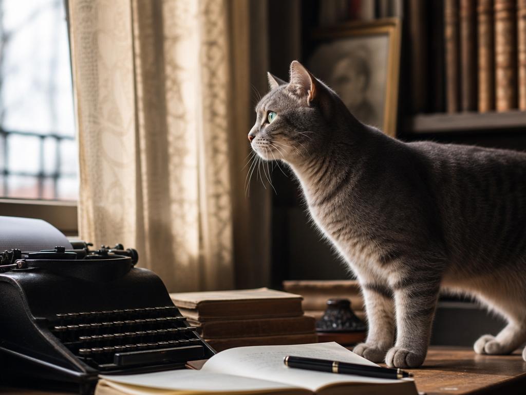 Jak kočky ovlivnily literaturu a slavné spisovatele