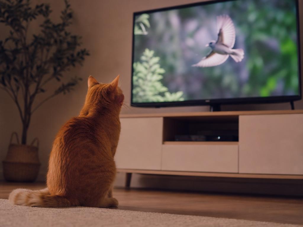 Jak kočky reagují na televizi a pohyblivé obrázky