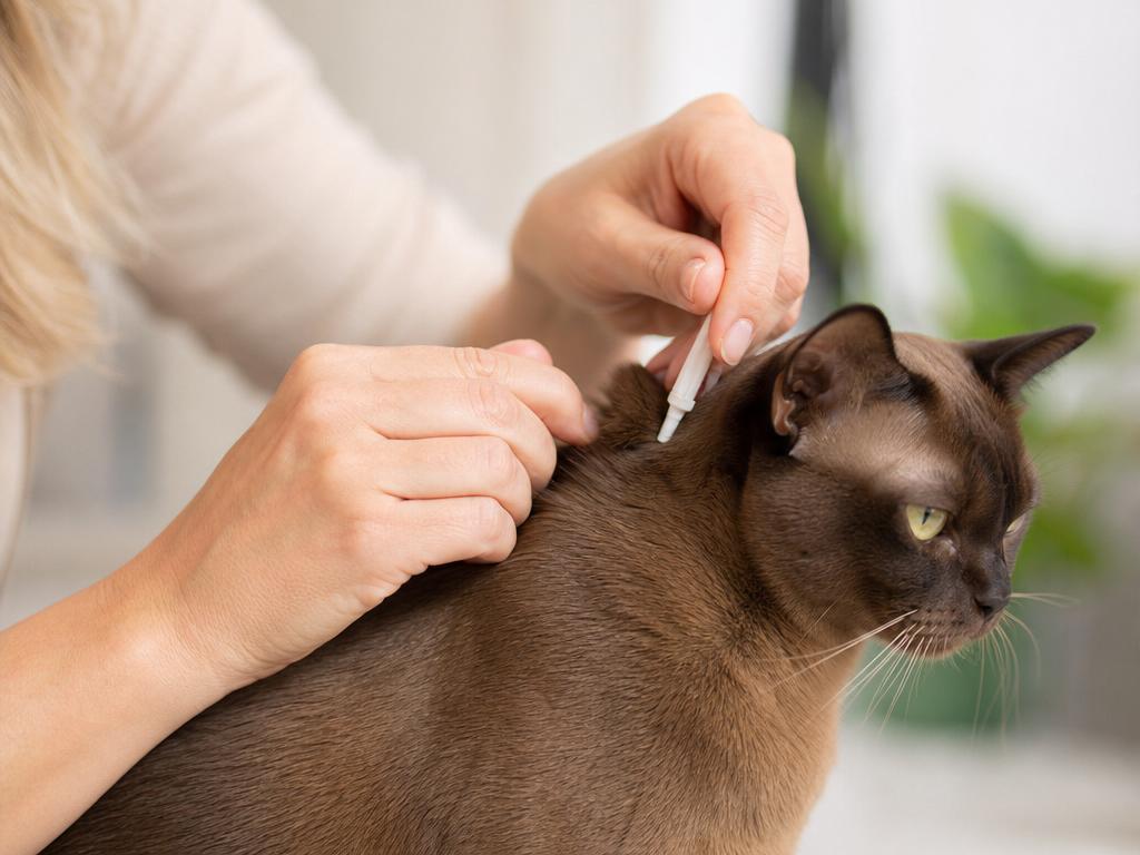 Návod jak aplikovat pipetu kočce za krk