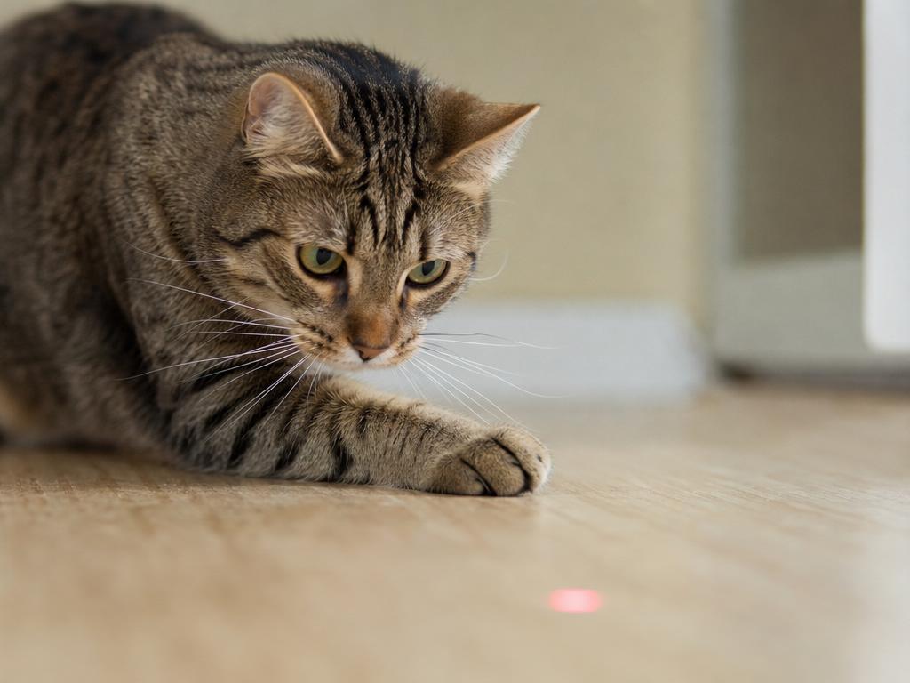 Proč kočky reagují na laserové ukazovátko