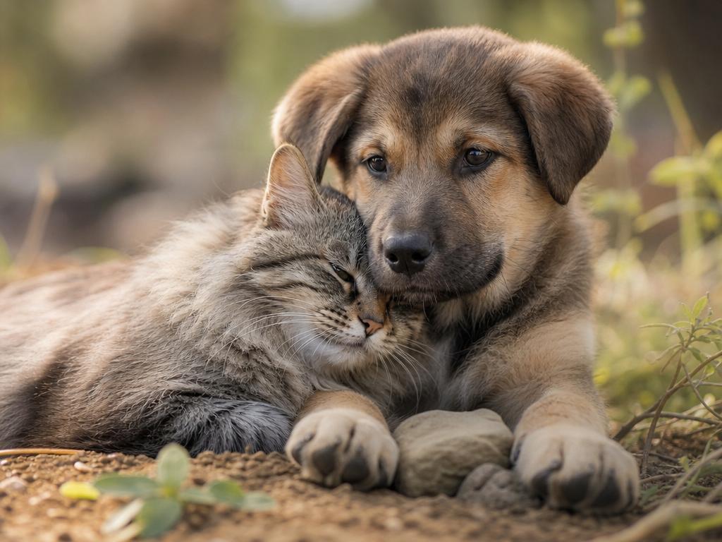 Nevšední přátelství: Jak si naše kočka adoptovala opuštěné štěně